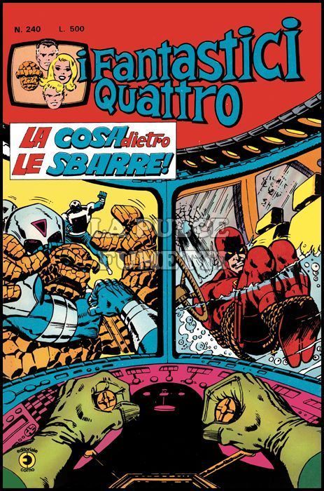 FANTASTICI QUATTRO #   240: LA COSA DIETRO LE SBARRE!